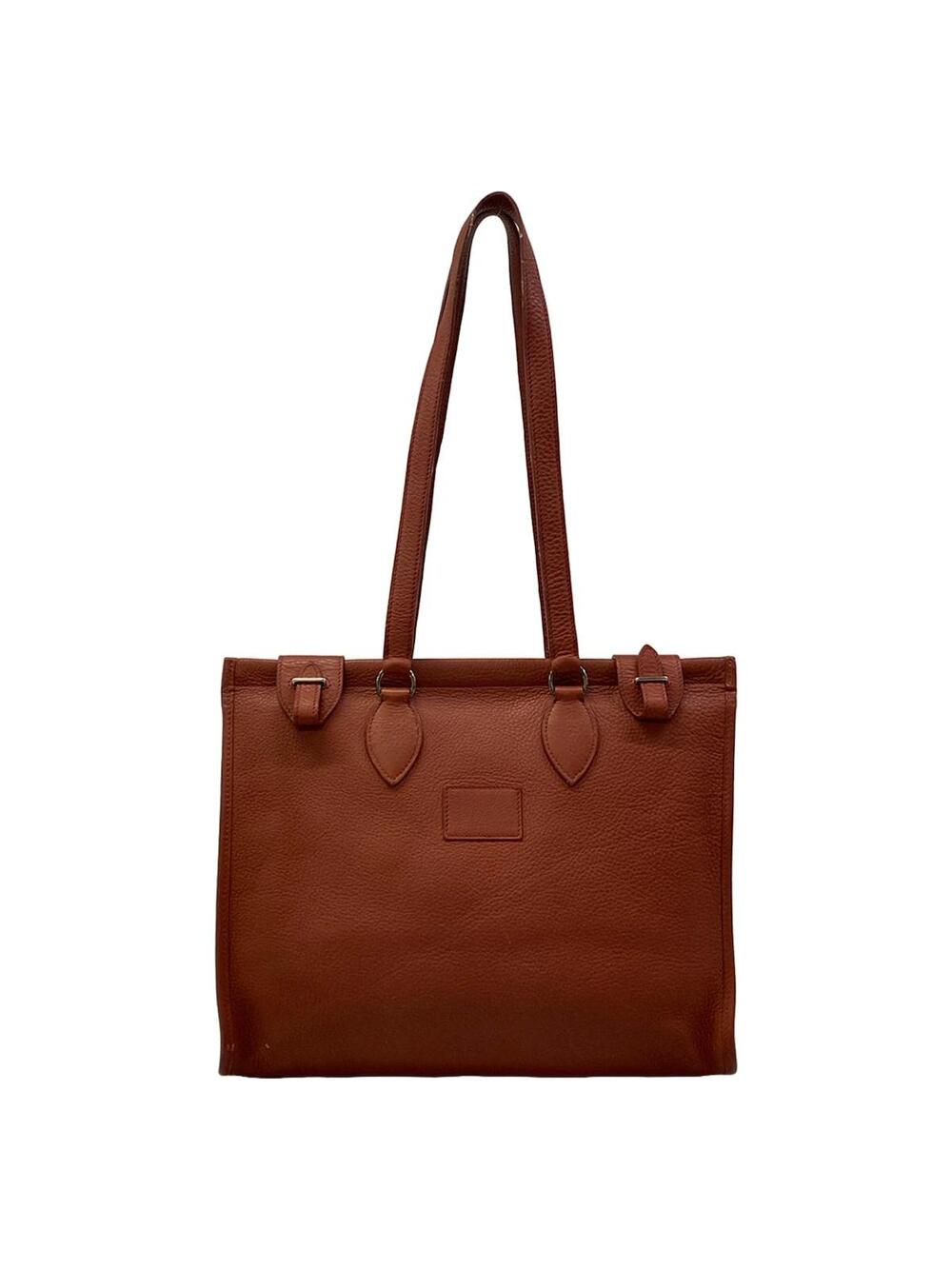 Hermes Cabas 35 Dark Brown Taurillon #347012H10B